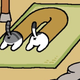 What the butts might’ve looked like, if they were Neko Atsume cat butts. Credit: drome/Twitter